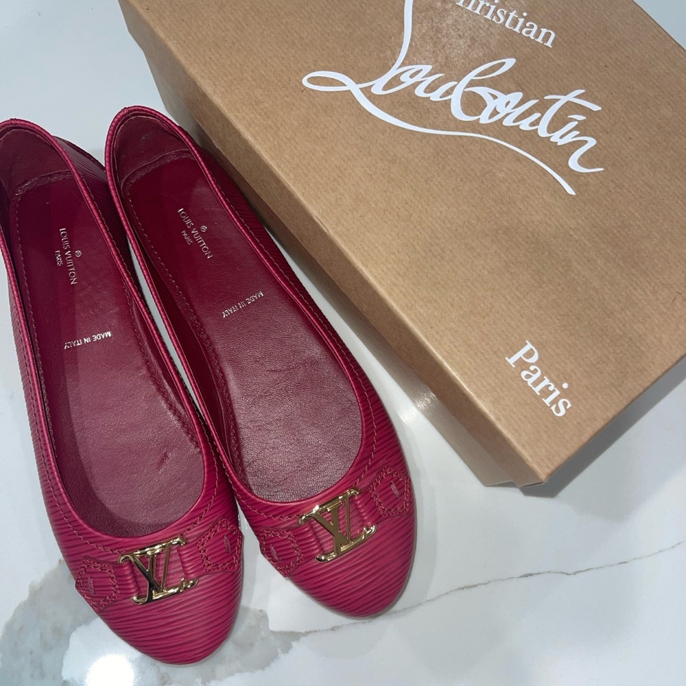 Louis Vuitton flats! NEVER been worn.